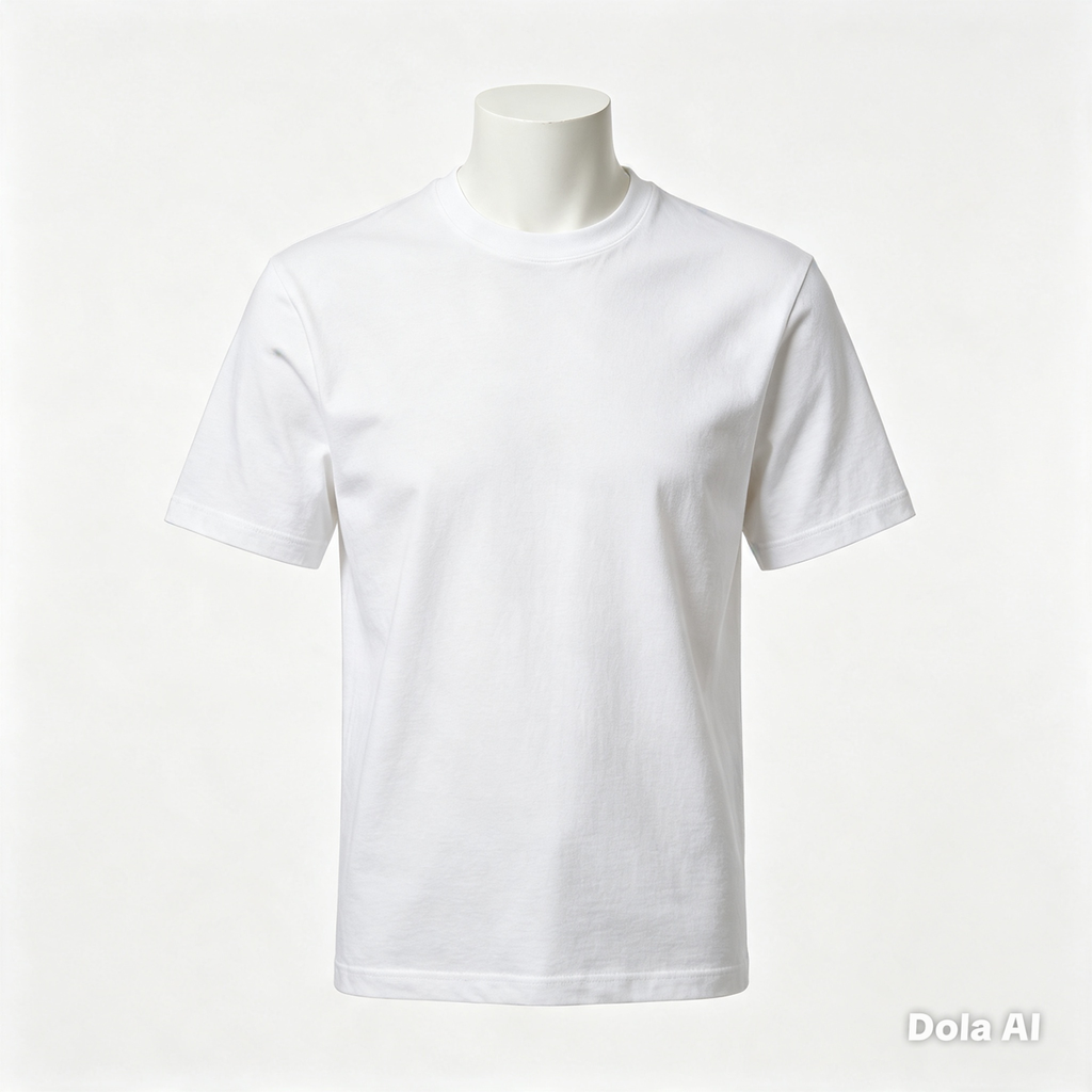 TOP FIELD - Premium Heavyweight White T‑Shirt — 100% Combed Cotton — Same Quality As High‑Street Essentials — Not See‑Through