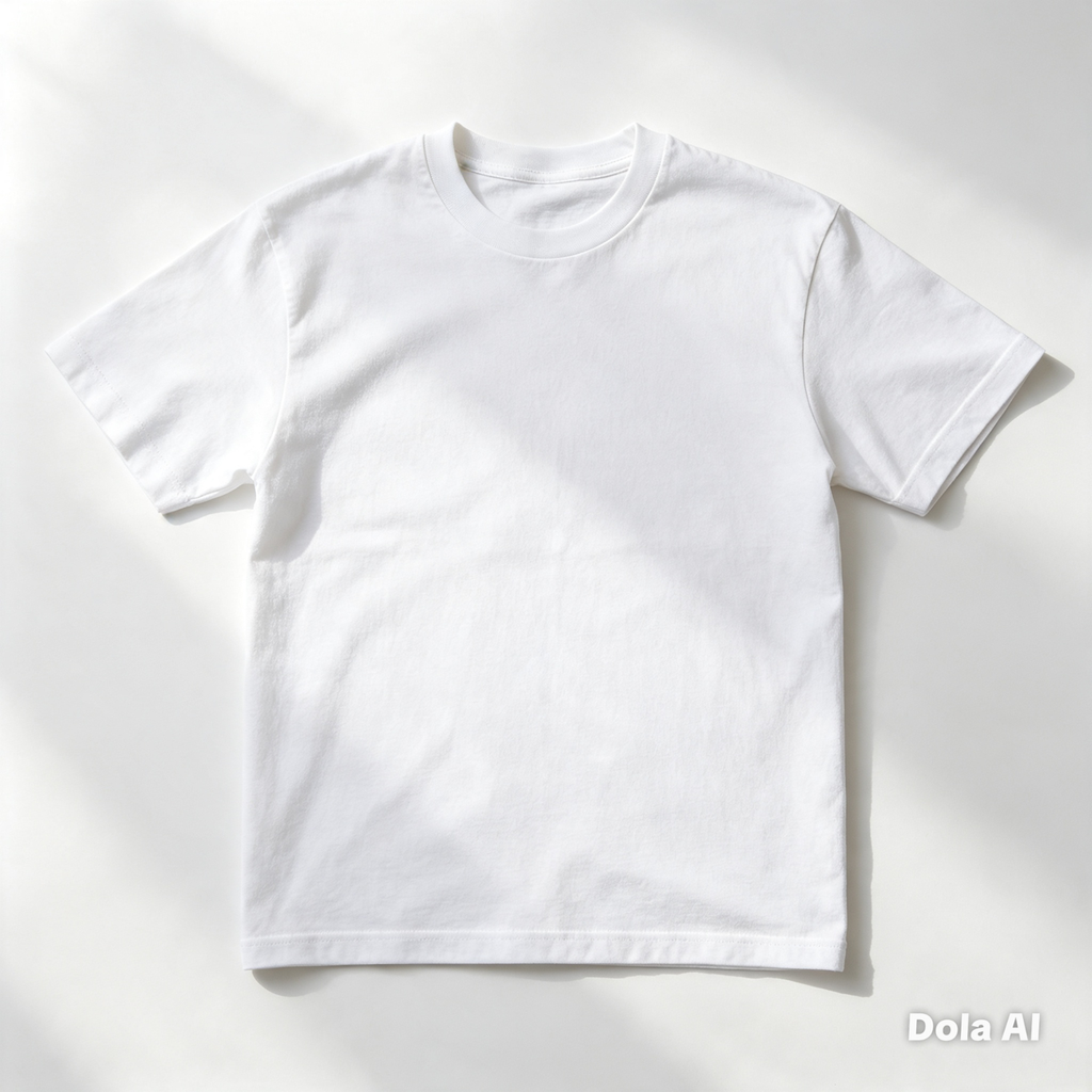 TOP FIELD - Premium Heavyweight White T‑Shirt — 100% Combed Cotton — Same Quality As High‑Street Essentials — Not See‑Through